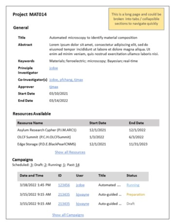User Views Project — INTERSECT Architecture v1.0 documentation